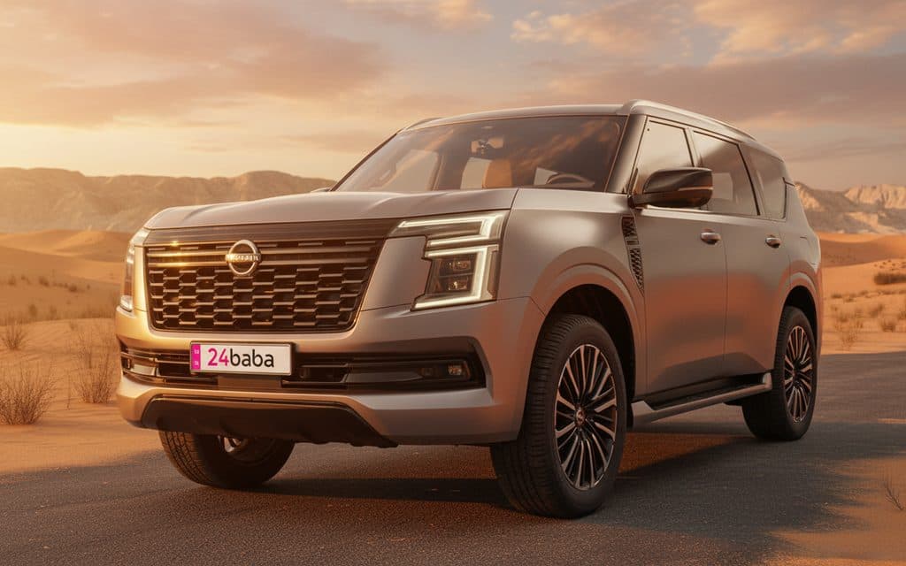 Nissan Patrol 2025 Grey cover image – rental in Dubai