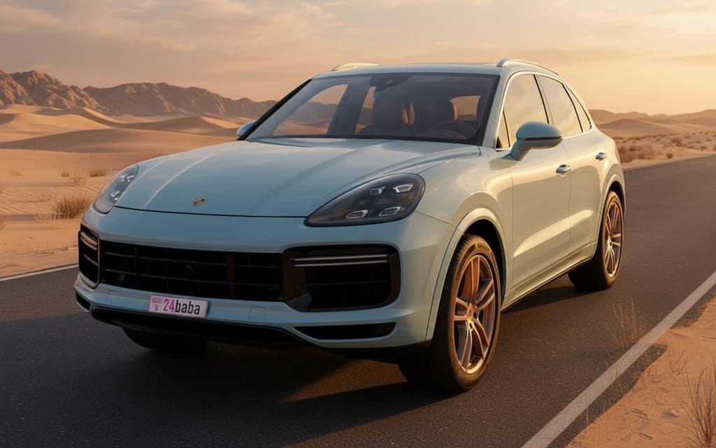 Porsche Cayenne 2022 Blue cover image – rental in Dubai