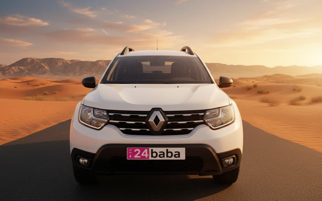 Renault Duster 2020 White cover image – rental in Dubai