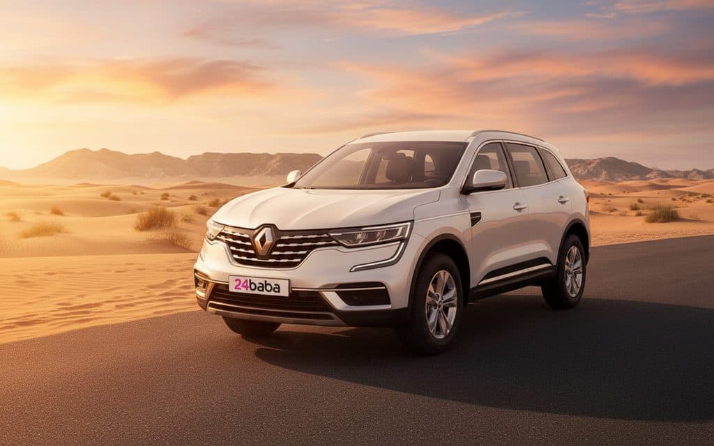 Renault Koleos 2023 White cover image – rental in Dubai