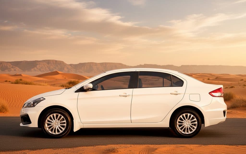 Suzuki Ciaz 2024 White side profile