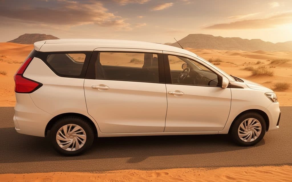 Suzuki Ertiga 2023 White side profile