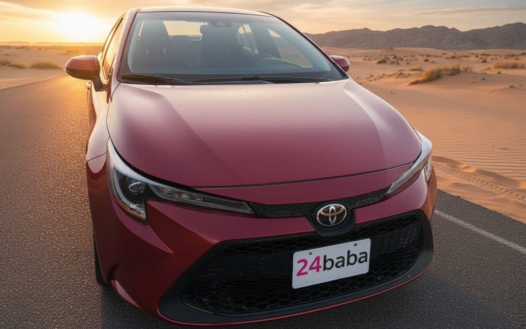 Rent Toyota Corolla 2020 Red in Dubai