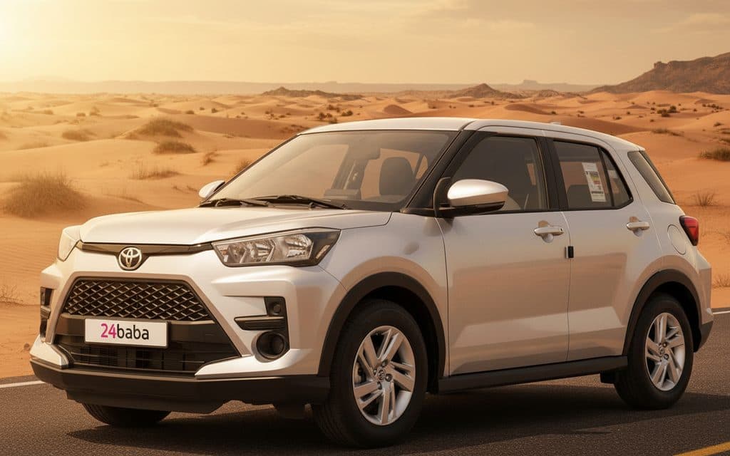 Hire Toyota Raize 2023 Silver in Dubai