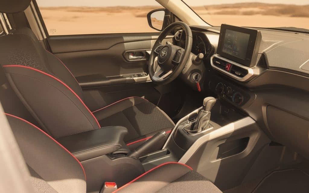 Toyota Raize 2024 interior view showing trim