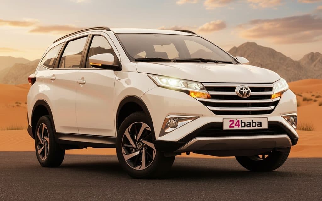 Rent Toyota Rush 2023 White - rental in Dubai