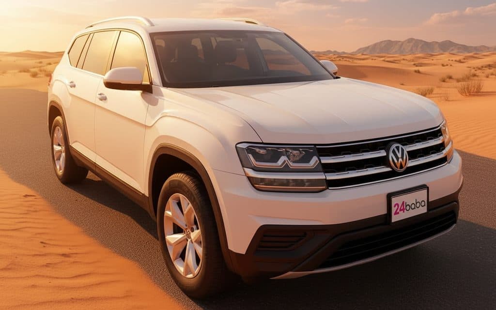 Volkswagen Teramont 2025 White front view with headlights