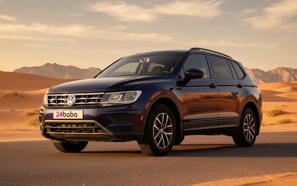 Hire Volkswagen Tiguan 2021 Black in Dubai