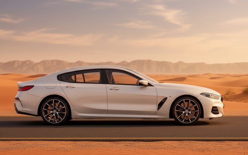 Bmw 840 2024 dashboard and infotainment – rental in Dubai