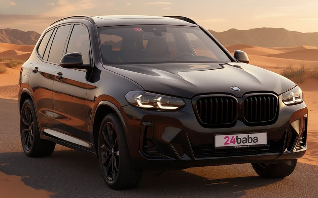 Bmw X3 2023 Black cover image – rental in Dubai