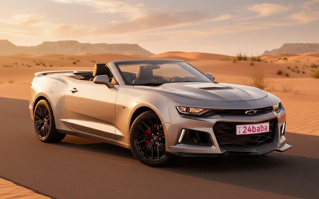 Chevrolet Camaro 2024 Silver cover image – rental in Dubai