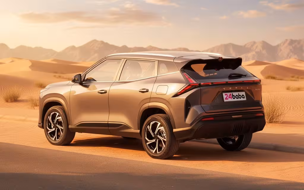 Geely Cityray 2026 Grey parked outdoor scene – rental in Dubai