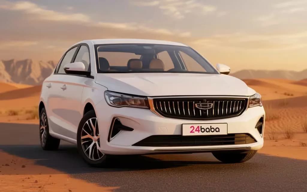 Geely Emgrand 2026 White cover image – rental in Dubai
