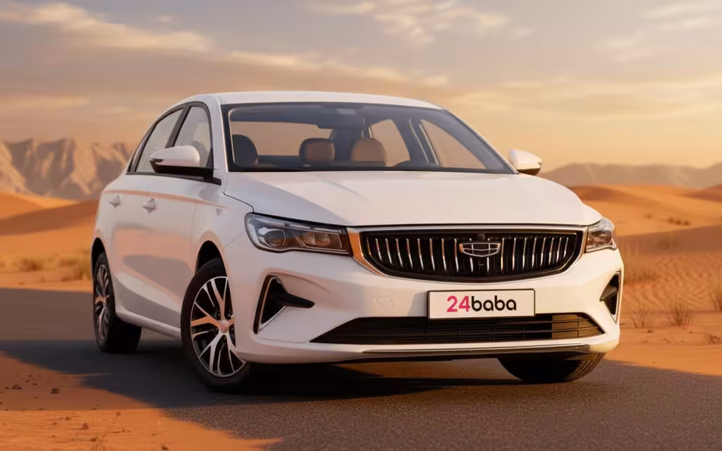 Geely Emgrand 2026 White cover image – rental in Dubai