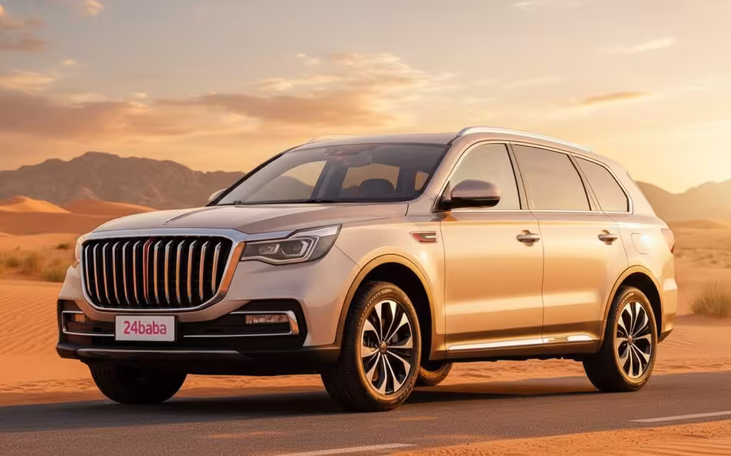 Hongqi Hs7 2022 Beige cover image – rental in Dubai