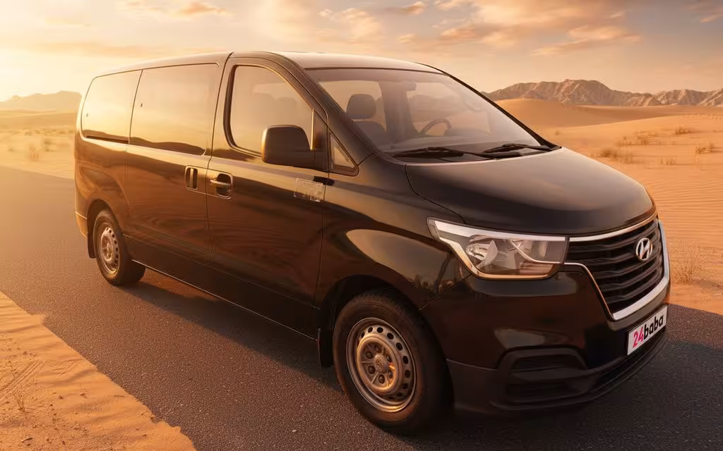Hyundai H1 2020 Black cover image – rental in Dubai