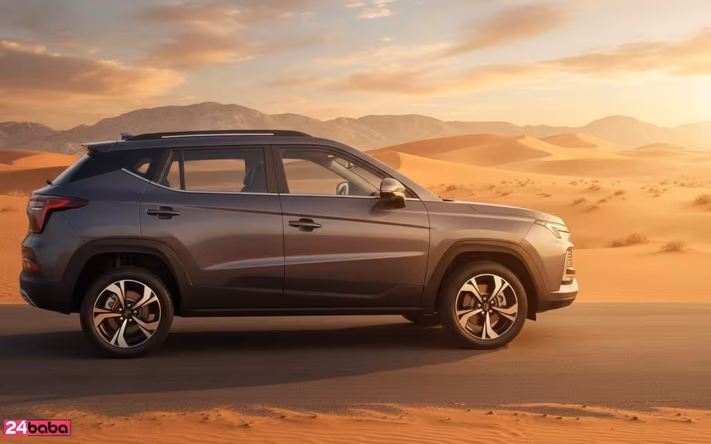 Jac Js4 2023 Grey side profile – rental in Dubai