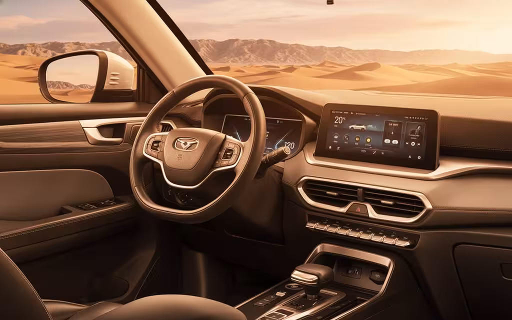 Kaiyi X3 2024 dashboard and infotainment – rental in Dubai