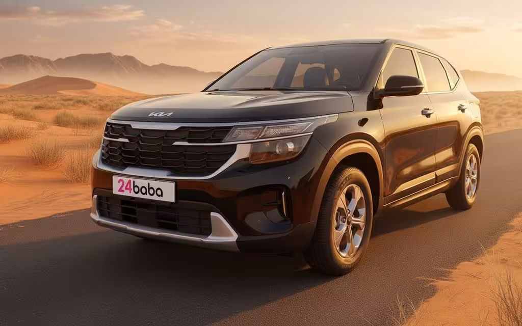 Kia Seltos 2025 Black cover image – rental in Dubai