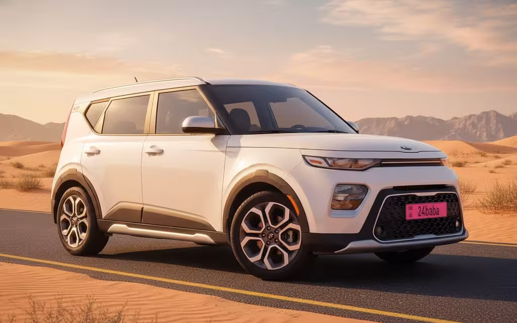 Kia Soul 2021 White cover image – rental in Dubai