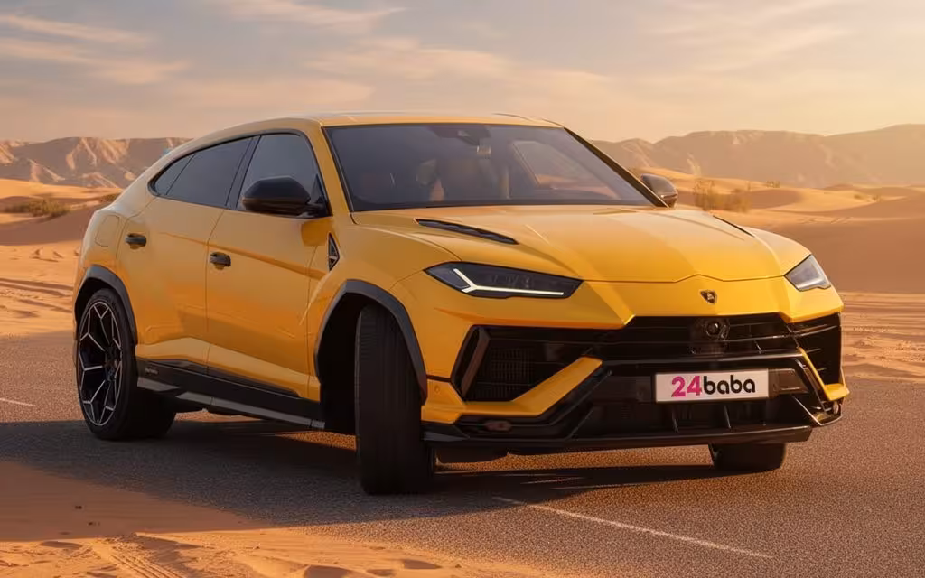 Lamborghini Urus 2024 Yellow cover image – rental in Dubai