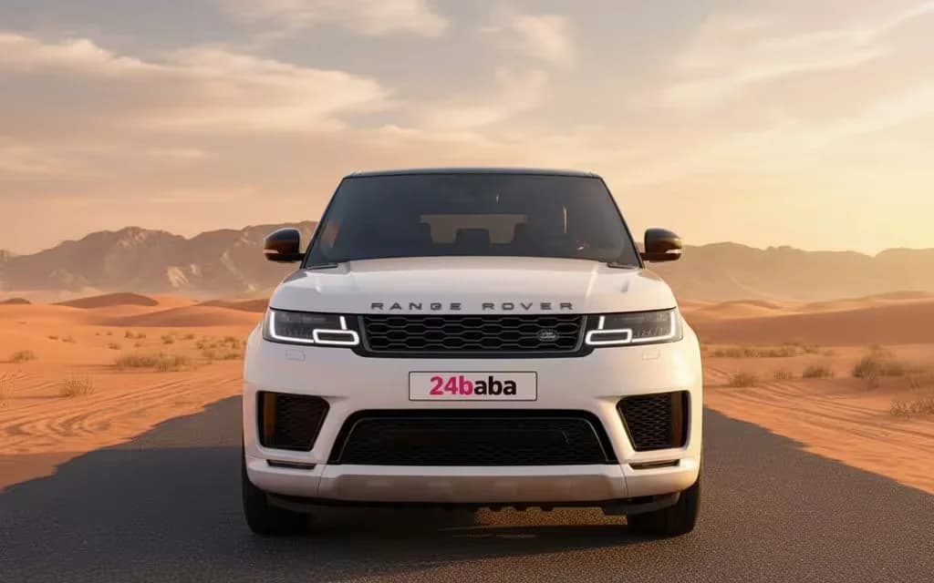LandRover RangeRoverSport 2022 White cover image – rental in Dubai