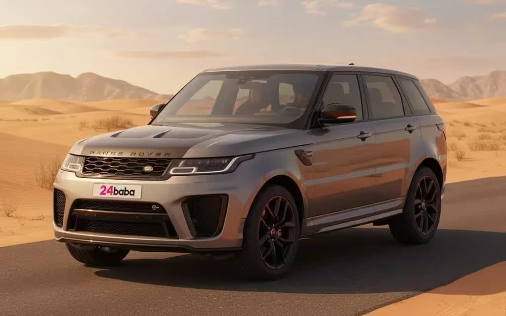 LandRover RangeRoverSport 2023 Silver cover image – rental in Dubai
