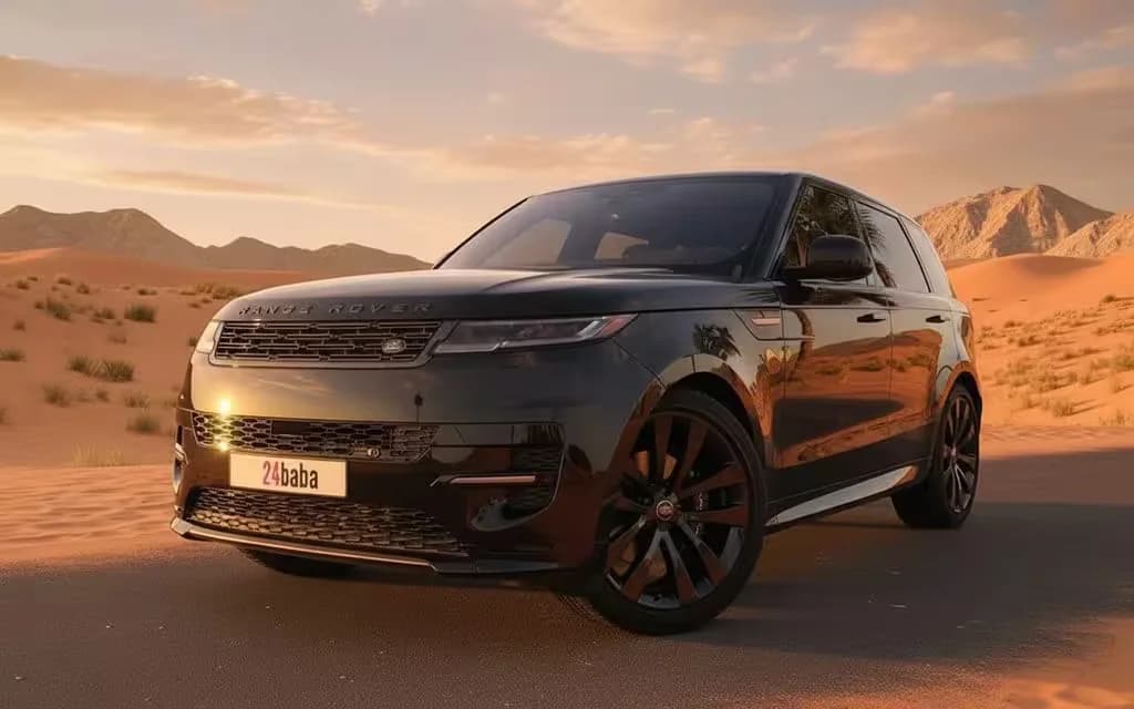 LandRover RangeRoverSport 2024 Black cover image – rental in Dubai