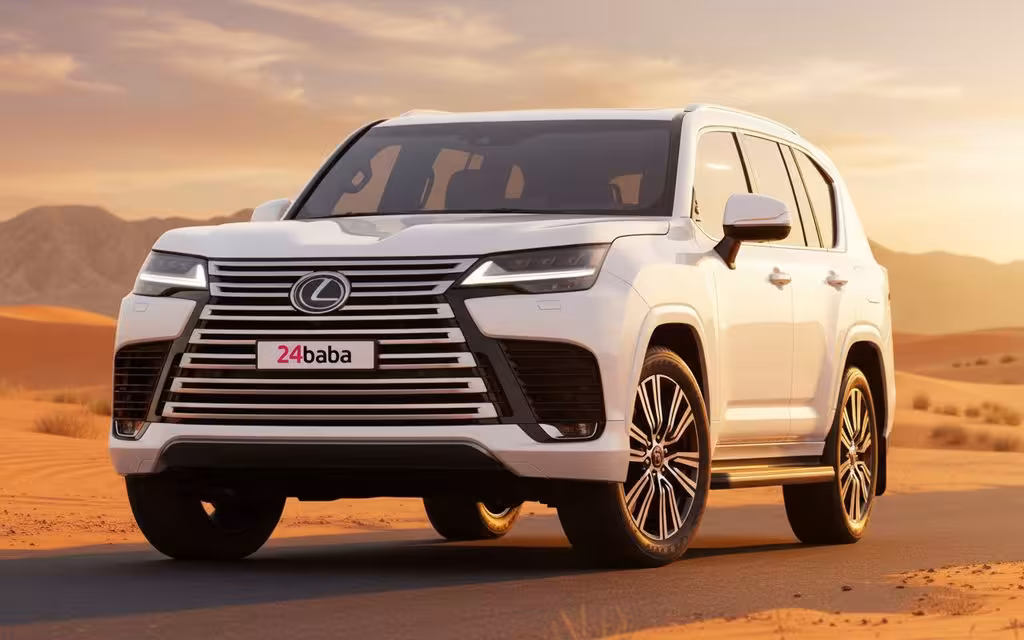 Lexus Lx 2024 White cover image – rental in Dubai