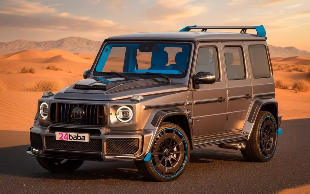 Mercedes G63 2021 Grey cover image – rental in Dubai