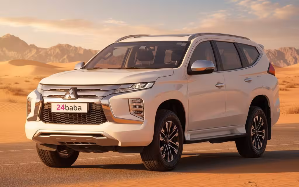 Mitsubishi Montero 2023 White cover image – rental in Dubai