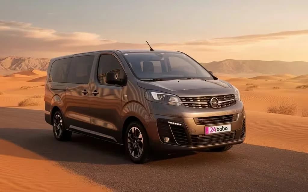 Opel Zafira 2023 Black cover image – rental in Dubai