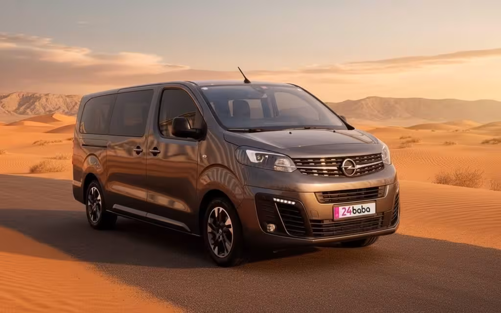 Opel Zafira 2023 Black cover image – rental in Dubai