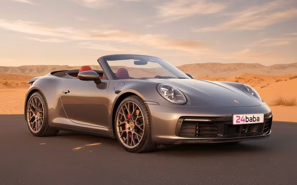 Porsche 911 2023 Grey cover image – rental in Dubai