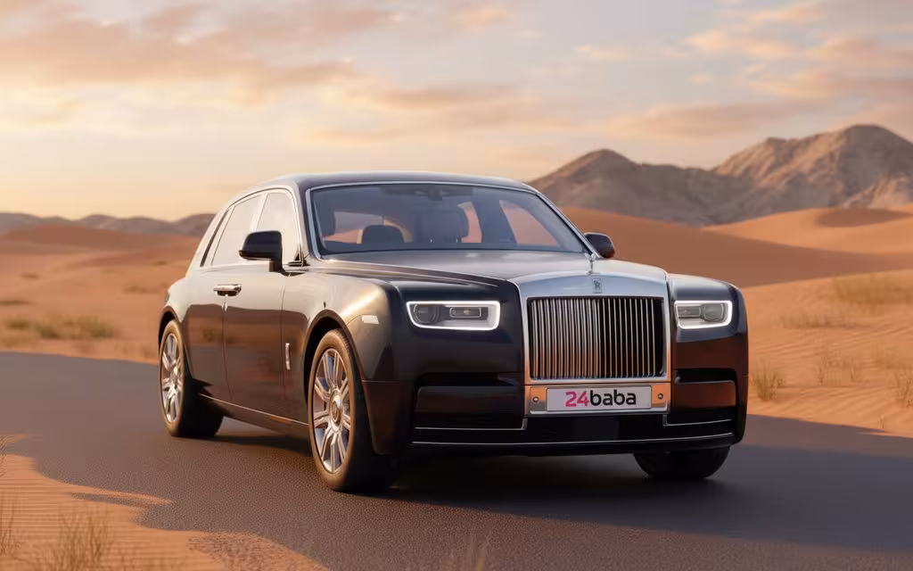 RollsRoyce Phantom 2023 Blue cover image – rental in Dubai