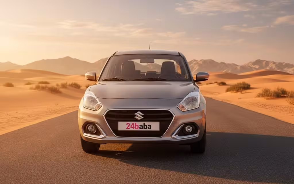 Suzuki Dzire 2023 Grey cover image – rental in Dubai
