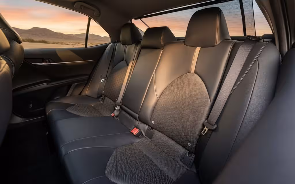 Toyota Camry 2022 leather seats and cabin – rental in Dubai