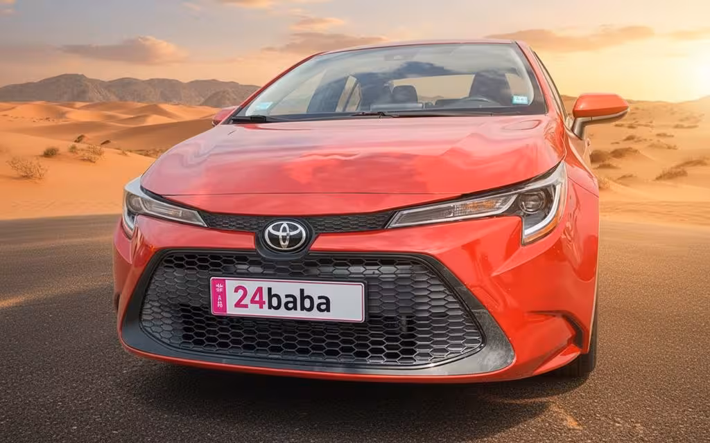 Toyota Corolla 2021 Red cover image – rental in Dubai