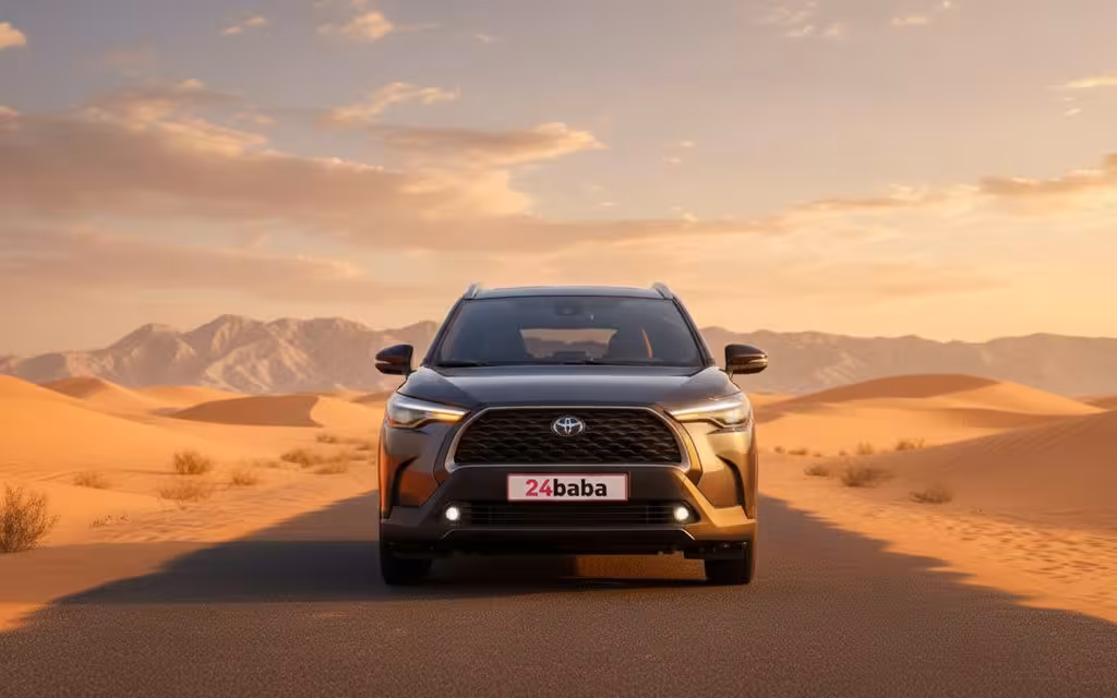 Toyota CorollaCross 2023 Grey cover image – rental in Dubai