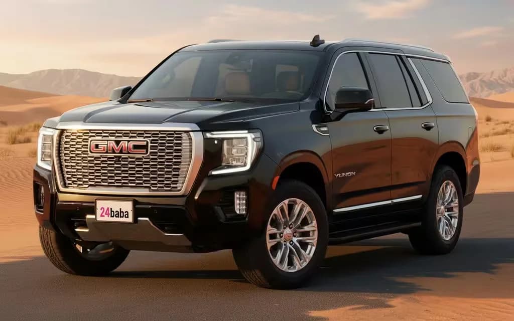 Gmc Yukon 2022 Black cover image – rental in Dubai