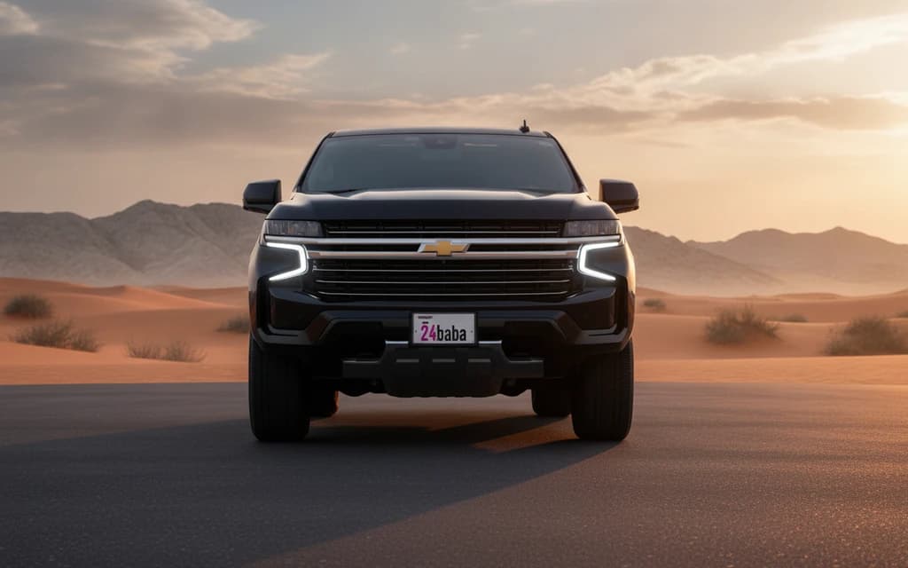 Chevrolet Tahoe 2024 Black cover image – rental in Dubai