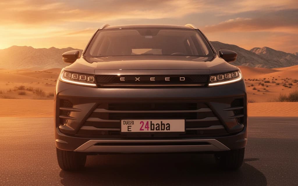 Exeed LX 2024 Black cover image – rental in Dubai