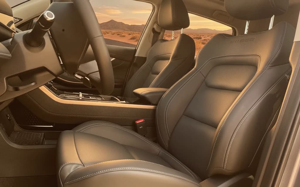 Exeed LX 2024 Gray front seats – rental in Dubai