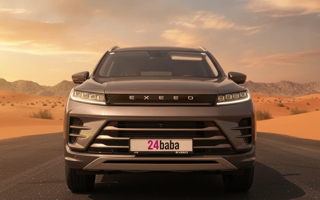 Exeed LX 2024 Gray cover image – rental in Dubai