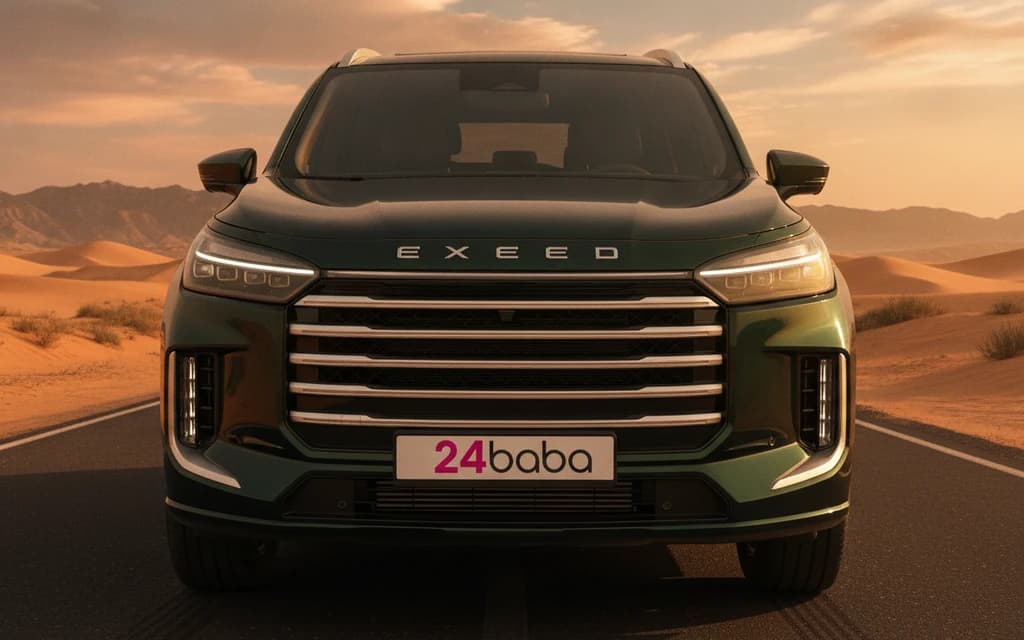 Exeed VX 2025 Dark Green cover image – rental in Dubai
