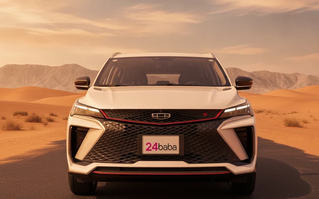 Geely Coolray 2024 White cover image – rental in Dubai