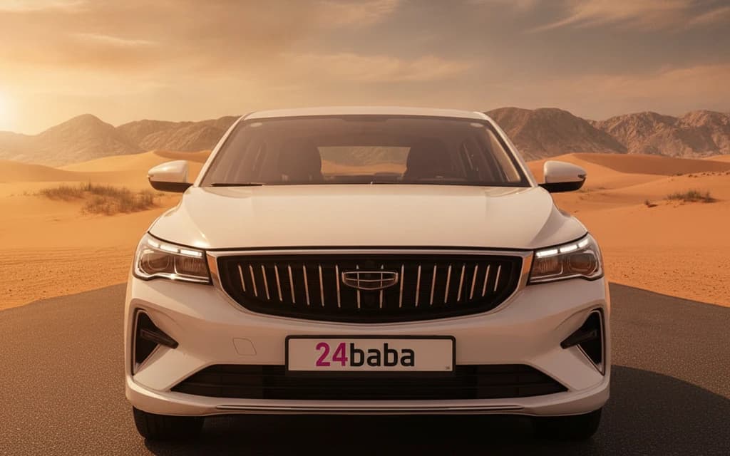 Geely Emgrand 2024 White cover image – rental in Dubai