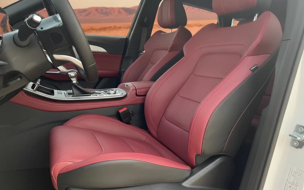 Jetour X70 Plus 2024 White front seats – rental in Dubai