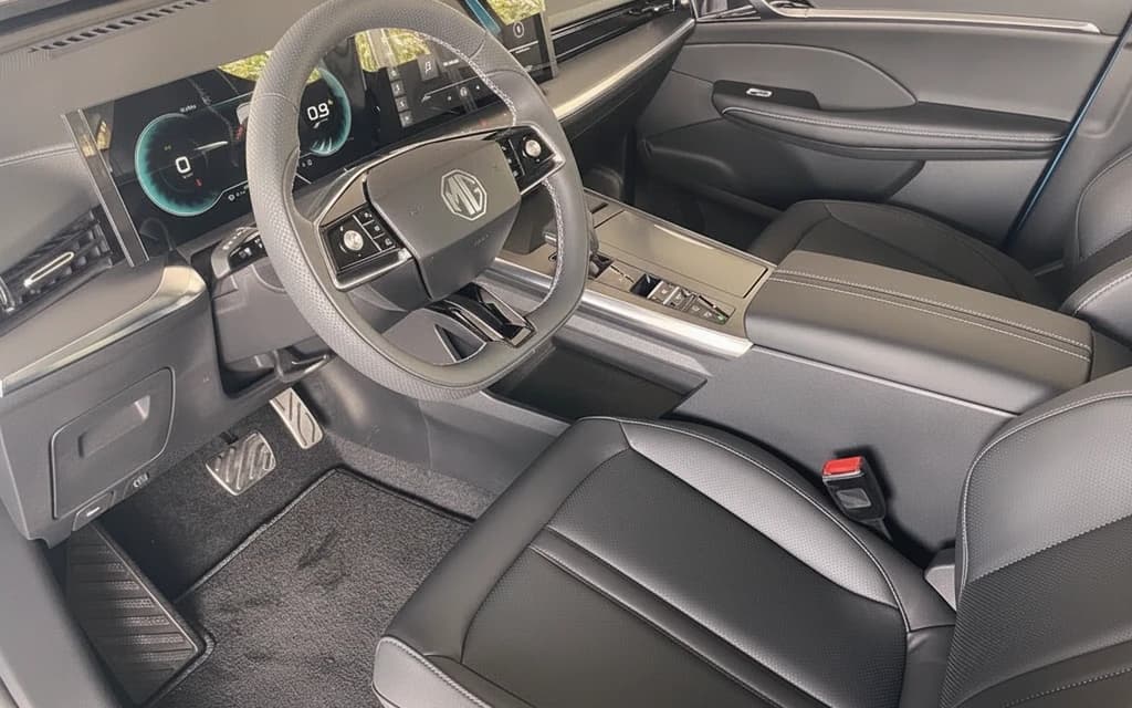 MG Whale 2024 Blue interior view – rental in Dubai