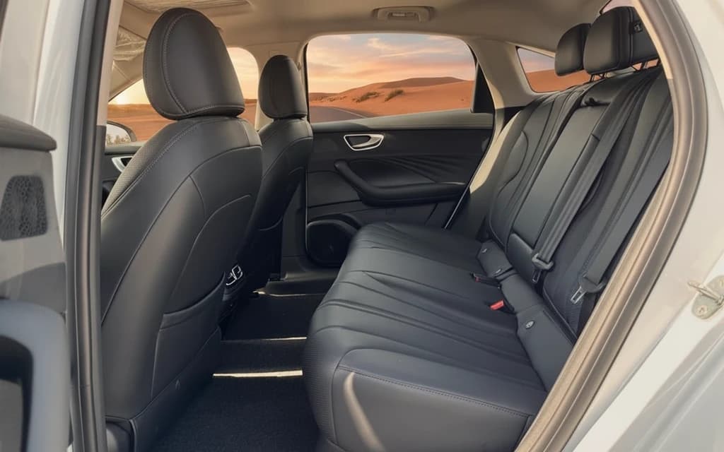 MG 8 2026 White rear seats – rental in Dubai